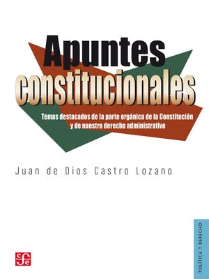 cover image of Apuntes constitucionales